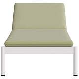 Lychee Chaise Lounge, Green-Furniture - Chairs-High Fashion Home