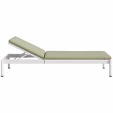 Lychee Chaise Lounge, Green-Furniture - Chairs-High Fashion Home