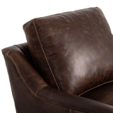 Lynn Leather Chair, Raleigh Cigar by Amber Lewis x Four Hands-Furniture - Chairs-High Fashion Home
