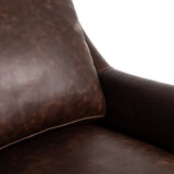 Lynne Leather Chair, Raleigh Cigar by Amber Lewis x Four Hands-Furniture - Chairs-High Fashion Home