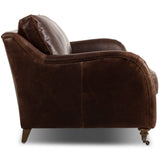 Lynne Leather Sofa, Raleigh Cigar by Amber Lewis x Four Hands-Furniture - Sofas-High Fashion Home