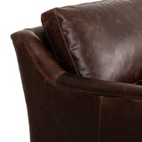 Lynne Leather Sofa, Raleigh Cigar by Amber Lewis x Four Hands-Furniture - Sofas-High Fashion Home