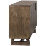 Lyra 4 Door Buffet, Smoke Brown-Furniture - Storage-High Fashion Home