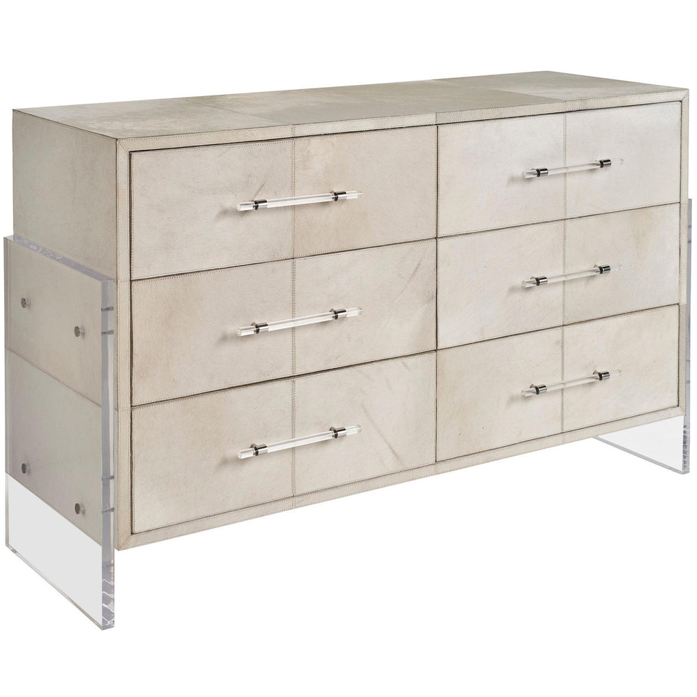 Lyra 6 Drawer Dresser, Gray-Furniture - Storage-High Fashion Home