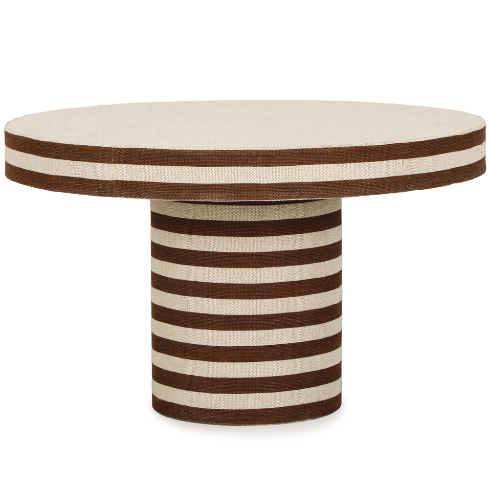 Lyra Coffee Table, Natural Striped-Furniture - Accent Tables-High Fashion Home