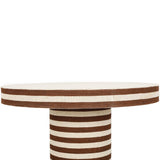 Lyra Coffee Table, Natural Striped-Furniture - Accent Tables-High Fashion Home