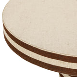 Lyra Coffee Table, Natural Striped-Furniture - Accent Tables-High Fashion Home