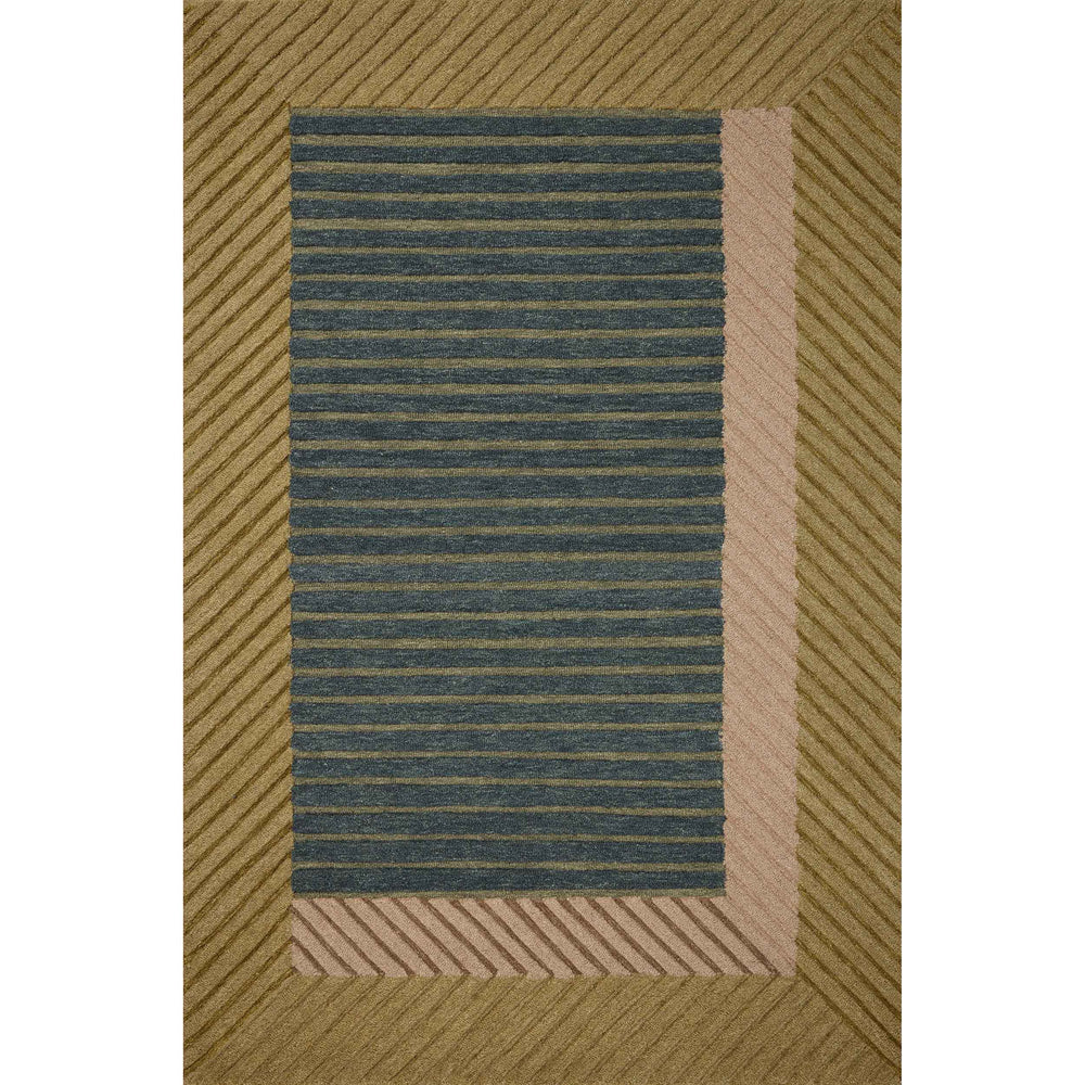 Brigette Romanek × Loloi Rug Madi MDX-01, Green/Multi-Rugs1-High Fashion Home