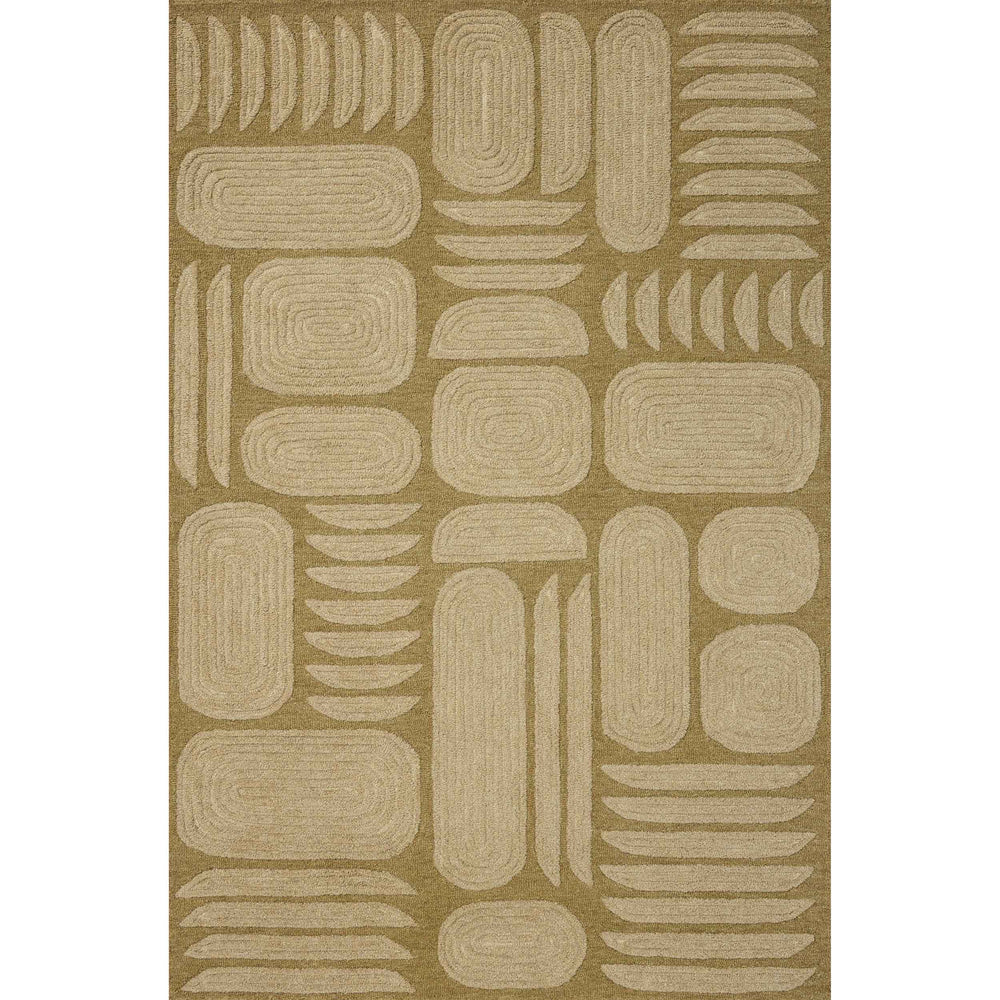 Brigette Romanek × Loloi Rug Madi MDX-03, Light Olive/Oatmeal-Rugs1-High Fashion Home