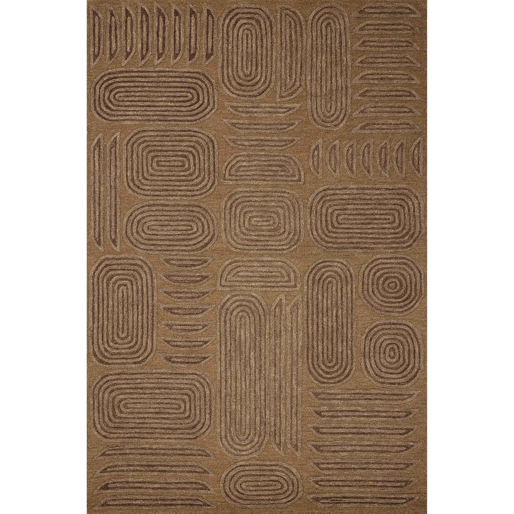 Brigette Romanek × Loloi Rug Madi MDX-03, Mocha/Cocoa-Rugs1-High Fashion Home