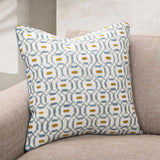 Capri Coast Pillow, Harbor Blue, Set of 2