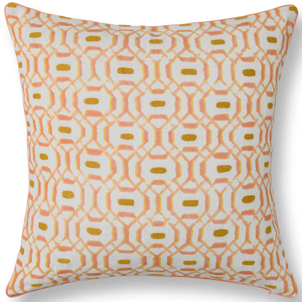 Capri Coast Pillow, Coral, Set of 2