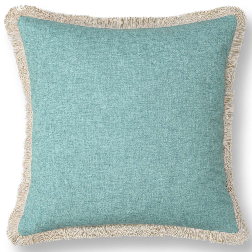 Biscayne Pillow, Aqua Blue, Set of 2
