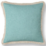 Biscayne Pillow, Aqua Blue, Set of 2
