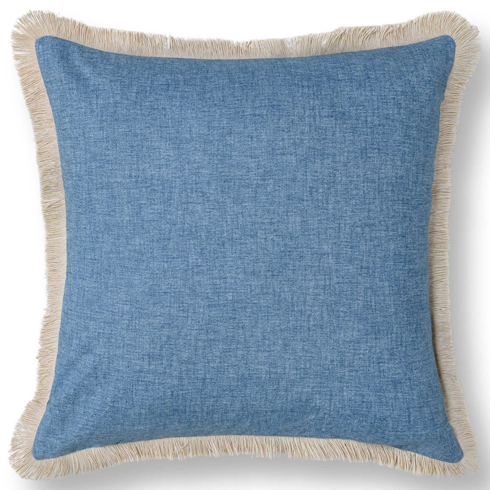 Biscayne Pillow, Harbor Blue, Set of 2