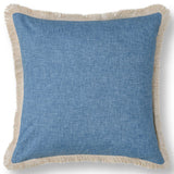Biscayne Pillow, Harbor Blue, Set of 2
