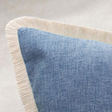 Biscayne Pillow, Harbor Blue, Set of 2