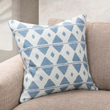Seaside Trellis Pillow, Harbor Blue, Set of 2