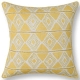 Seaside Trellis Pillow, Sunwashed Gold, Set of 2