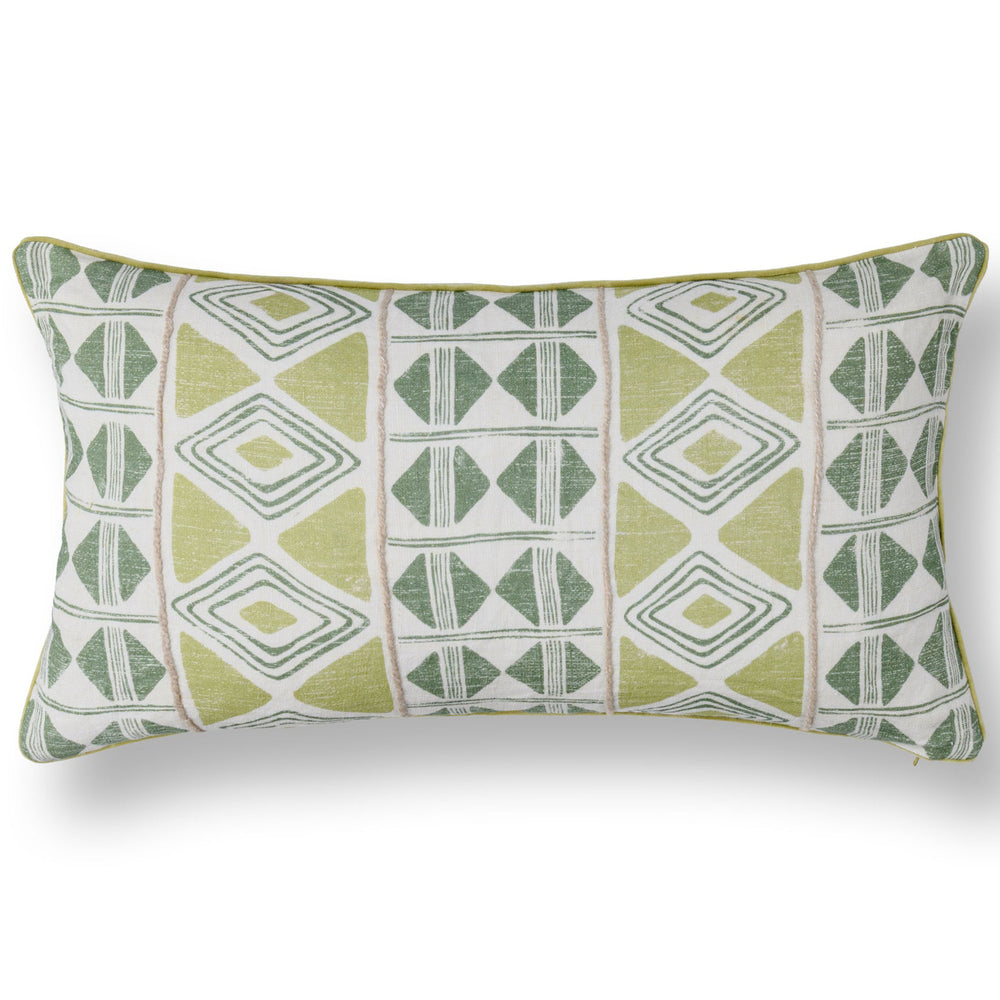 Mosaic Pillow, Fern Green, Set of 2