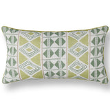 Mosaic Pillow, Fern Green, Set of 2