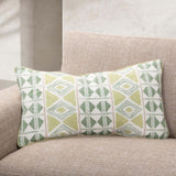 Mosaic Pillow, Fern Green, Set of 2