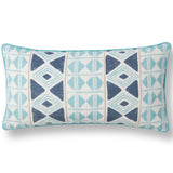Mosaic Pillow, Navy Blue, Set of 2