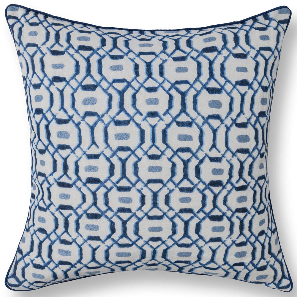 Capri Coast Pillow, Navy Blue, Set of 2