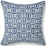 Capri Coast Pillow, Navy Blue, Set of 2