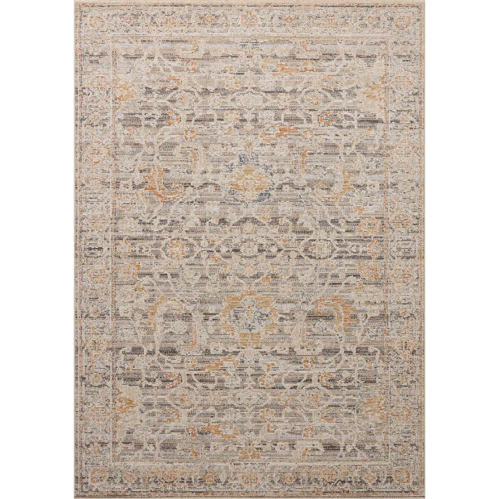 Loloi Rug Milena MLE-05, Charcoal/Apricot-Rugs1-High Fashion Home