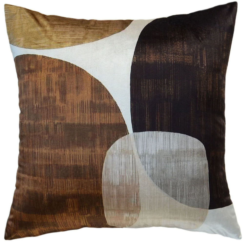 Mocha Pillow, Modern Abstract