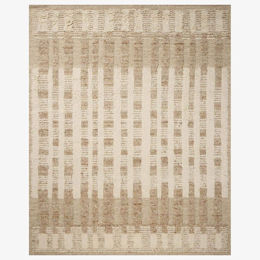 Brigette Romanek × Loloi Rug Monterrey MRY-01, Camel/Ivory-Rugs1-High Fashion Home