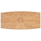 Harbor Teak 90" Rectangular Dining Table, Natural-Furniture - Outdoor-High Fashion Home