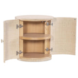Coral Round End Table, Natural-Furniture - Accent Tables-High Fashion Home