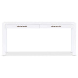 Sailmaker Console Table, White-Furniture - Accent Tables-High Fashion Home