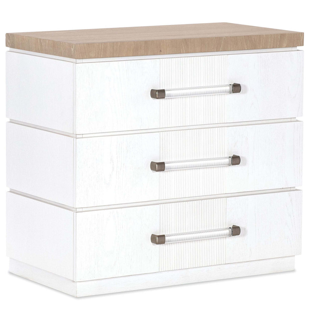 Key Largo Nightstand, White-Furniture - Bedroom-High Fashion Home