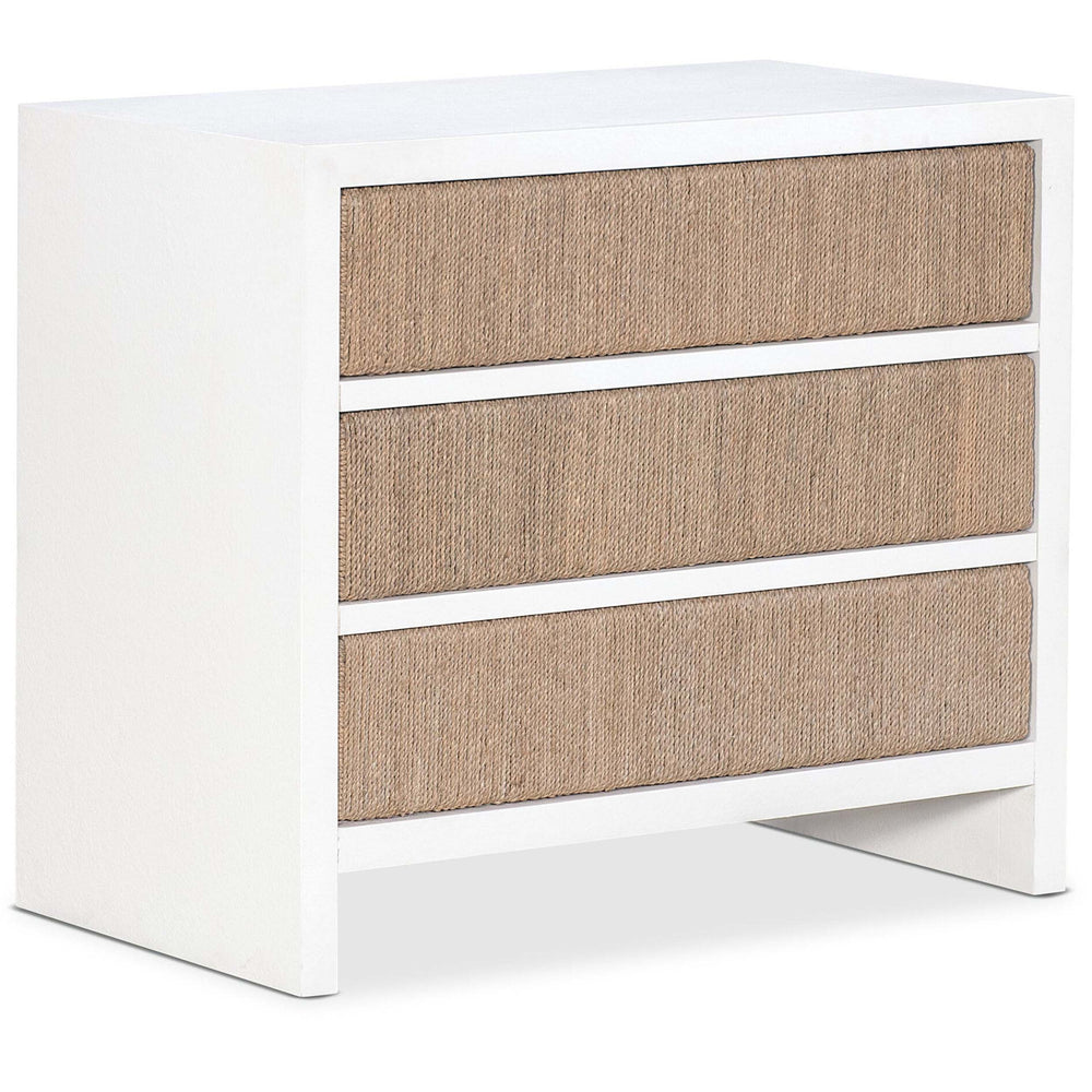 Bimini Sands Nightstand, Textured Plaster-Furniture - Bedroom-High Fashion Home