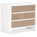 Bimini Sands Nightstand, Textured Plaster-Furniture - Bedroom-High Fashion Home
