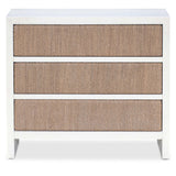 Bimini Sands Nightstand, Textured Plaster-Furniture - Bedroom-High Fashion Home