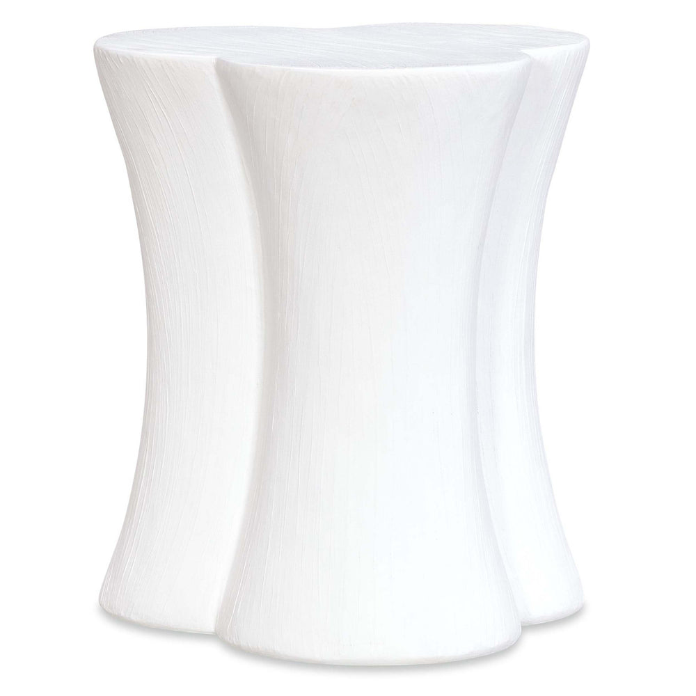 Tortola End Table, White-Furniture - Accent Tables-High Fashion Home
