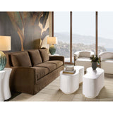 Tortola End Table, White-Furniture - Accent Tables-High Fashion Home