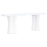 Tortola Console Table, White-Furniture - Accent Tables-High Fashion Home