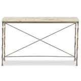 Mariner Console Table, White Onyx-Furniture - Accent Tables-High Fashion Home