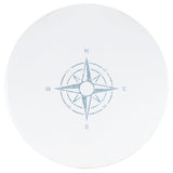 Ocean Coffee Table, Blue/White-Furniture - Accent Tables-High Fashion Home