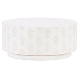Palm Frond Coffee Table, Off-White-Furniture - Outdoor-High Fashion Home