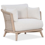 Hula Girl Accent Chair, Bedford Snow-Furniture - Chairs-High Fashion Home