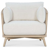 Hula Girl Accent Chair, Bedford Snow-Furniture - Chairs-High Fashion Home