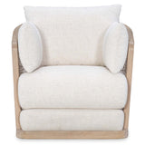 Lah De Dah Swivel Chair, Bedford Snow