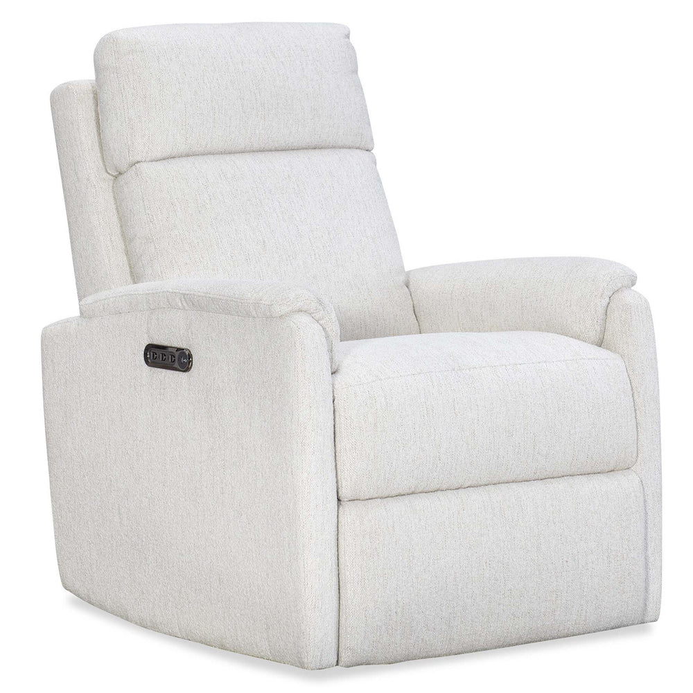 Latitudes Power Swivel Recliner, Zena Cotton
