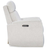 Latitudes Power Swivel Recliner, Zena Cotton